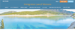 Desktop Screenshot of immigrationlawofmt.com